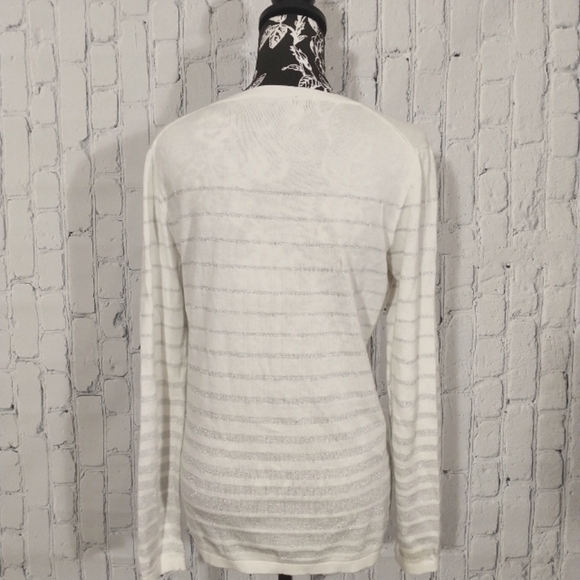 Tommy Hilfiger Striped Sweater Medium - Picture 4 of 5